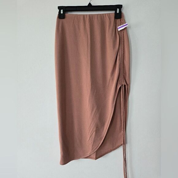 Open Edit Side Ruched Skirt NWOT - Picture 3 of 5